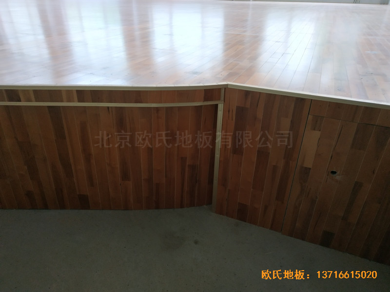 寧夏銀川試驗中學舞臺運動地板鋪設案例3