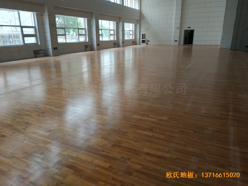 寧夏銀川試驗中學舞臺運動地板鋪設案例4