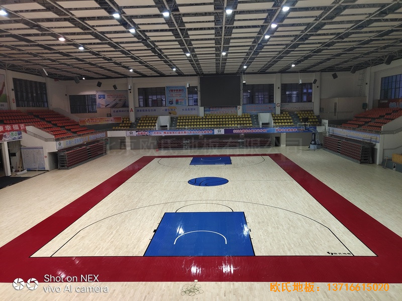 廣西桂林龍勝縣民族體育館體育地板鋪裝案例4