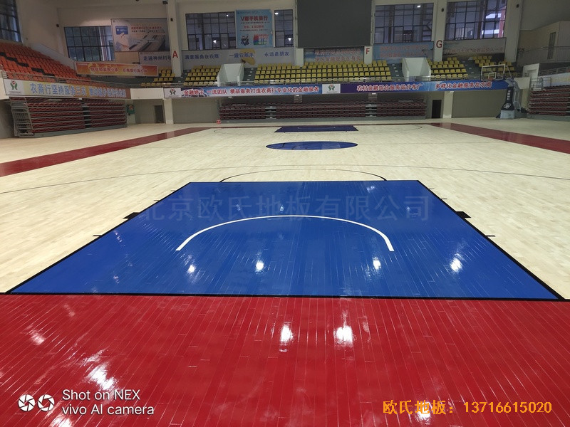 廣西桂林龍勝縣民族體育館體育地板鋪裝案例5