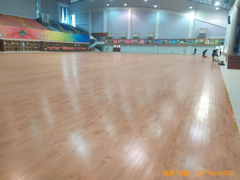 廣州廣東實驗中學體育館體育地板安裝案例4