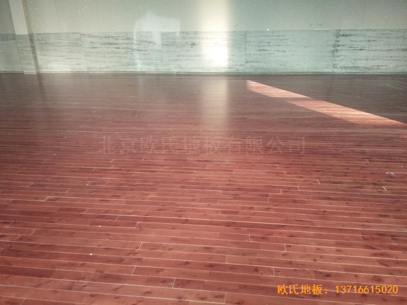 臨沂飛天舞蹈學校體育木地板鋪裝案例5