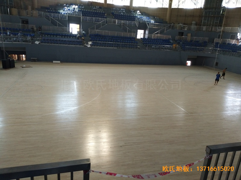 湖南黃花坪體育館運動地板鋪設案例4