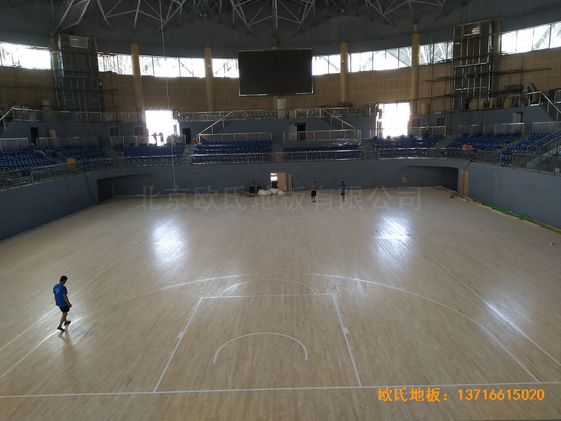 湖南黃花坪體育館運動地板鋪設案例5