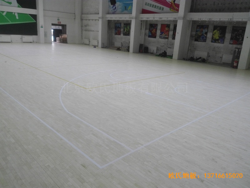 吉林國電雙遼發電廠體育館運動地板安裝案例3