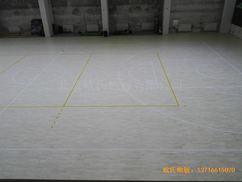 吉林國電雙遼發電廠體育館運動地板安裝案例5
