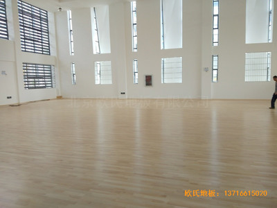 云南高速管理中心籃球館體育地板鋪裝案例
