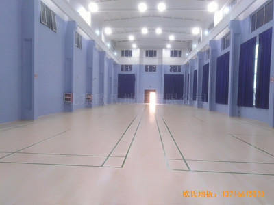 北京金通源健身中心體育木地板鋪裝案例