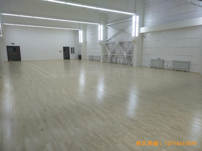 北京鐵路局供電段運動館體育地板安裝案例