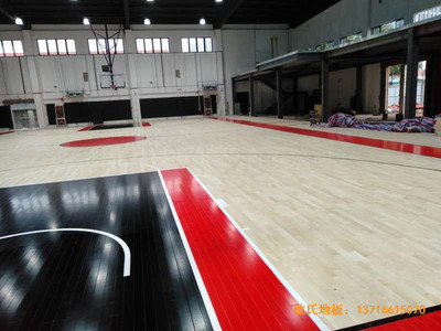 南京樂活體育館體育木地板鋪裝案例