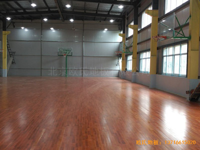 南京江寧區籃球俱樂部運動木地板鋪裝案例