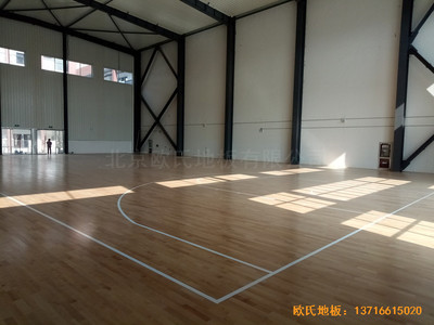 安徽太陽城小學體育館體育地板鋪設案例